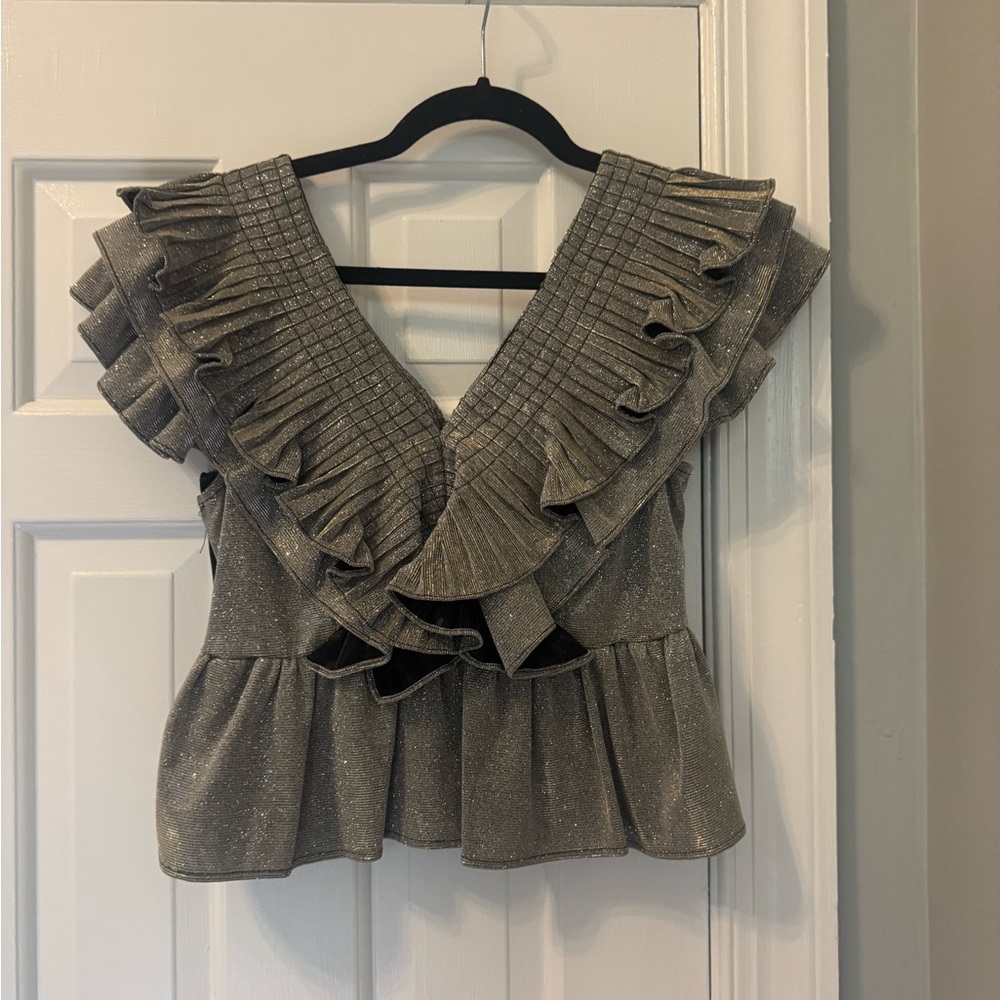 Fab’rik Silver Top Size Small